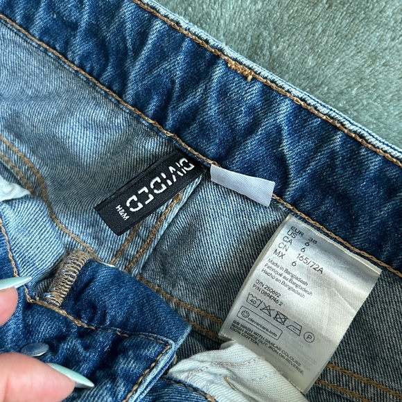 Embellished Sparkly H&M High Waisted Jeans - Picture 5 of 10